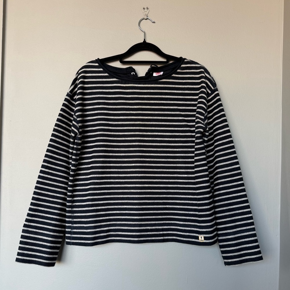 Armor Lux Striped Long-Sleeve Top